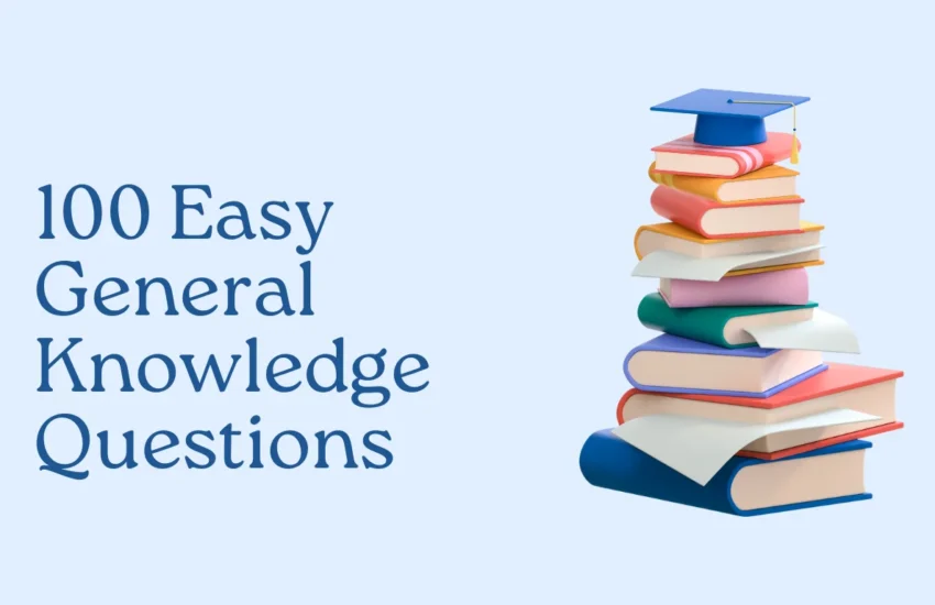 100 Easy general knowledge questions and answers in English, GK questions